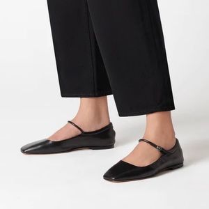 Aeyde Uma Black Nappa Mary Janes